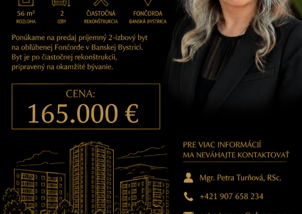 2-i byt na obľúbenej Fončorde – bývanie aj investícia