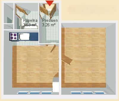 Veľký 1i byt na Fončorde